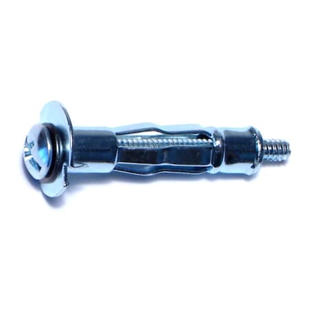 Midwest Fastener Screw Anchor, 7/16" L, Steel, 100 PK 04256